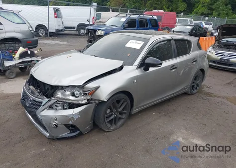 2016 Lexus Ct 200H из США, поврежденный, VIN JTHKD5BH9G2266806
